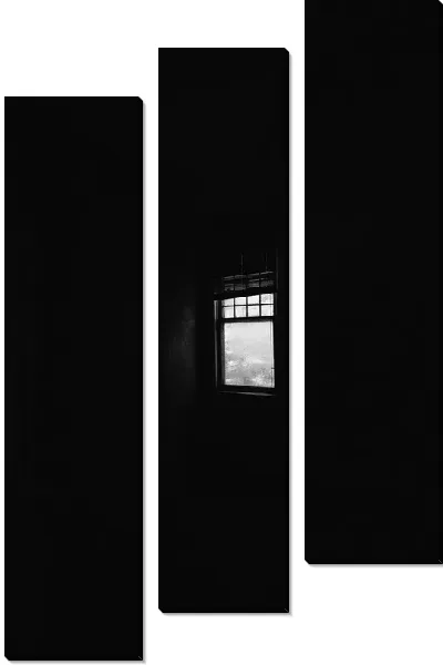Модульная картина Окно в темноте