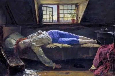 Картина Смерть Чаттертона (Death of Chatterton)