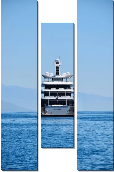 Модульная картина Яхта в море №5