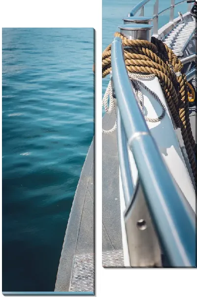 Модульная картина На палубе