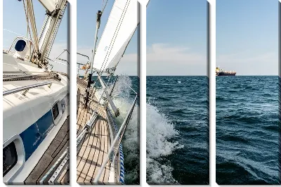 Модульная картина Яхта в море №31