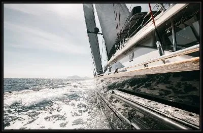 Картина Вид с палубы яхты №2