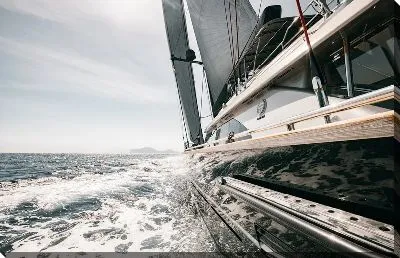 Постер Вид с палубы яхты №2