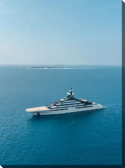 Постер Яхта в море №43
