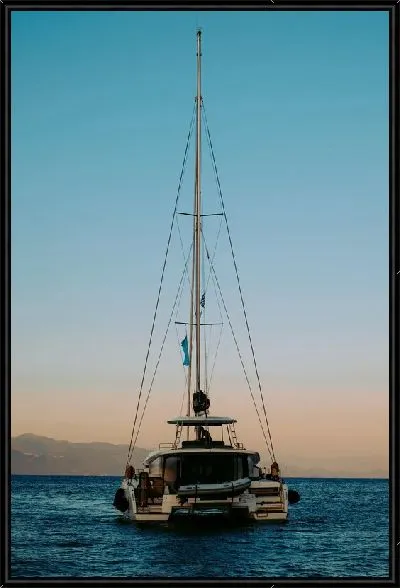 Картина Яхта в море №45