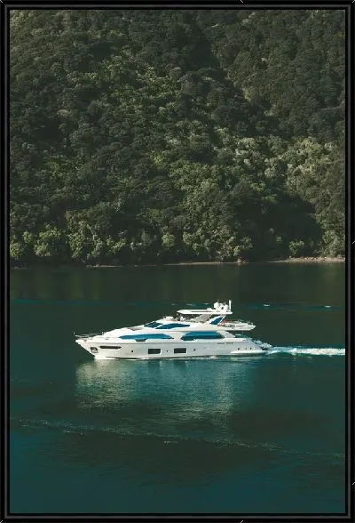 Картина Яхта на рассвете