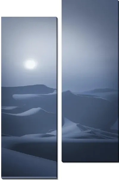 Модульная картина Белое Солнце пустыни