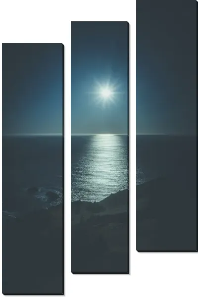 Модульная картина Белое Солнце моря