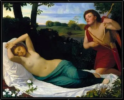 Картина Амур и Психея (Cupid and Psyche)