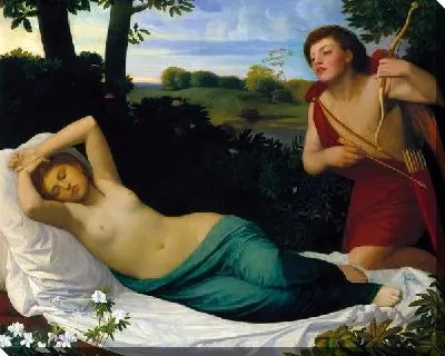 Картина Амур и Психея (Cupid and Psyche)