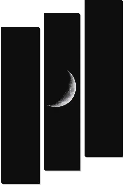 Модульная картина Луна и космос №2