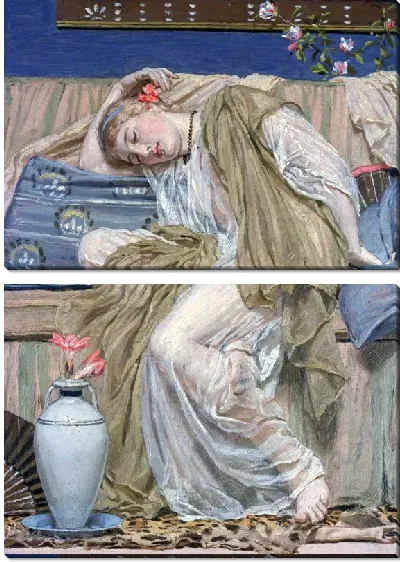 Картина Спящая девушка (A Sleeping Girl)