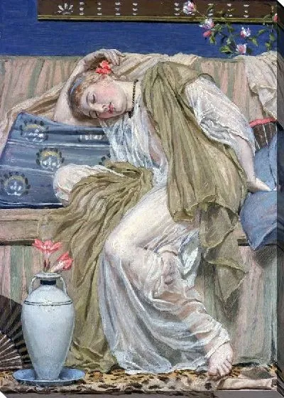 Картина Спящая девушка (A Sleeping Girl)