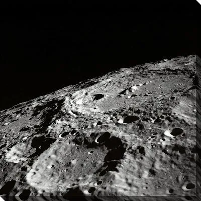 Постер Лунные кратеры