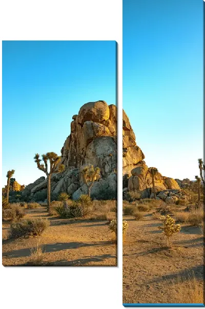 Модульная картина Камни в пустыне