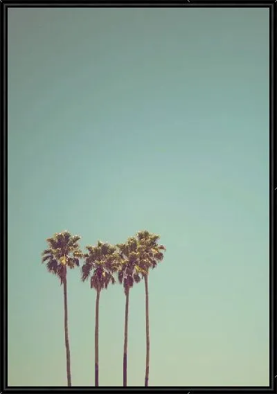 Картина Три пальмы в стиле минимализм