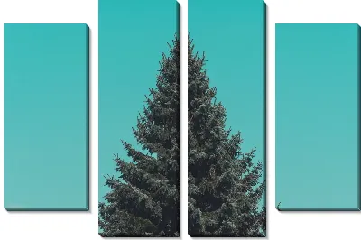Модульная картина Ель №3