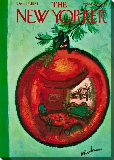 Постер Обложка новогоднего журнала The New Yorker