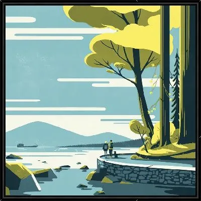 Картина Прогулка по набережной