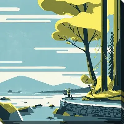 Постер Прогулка по набережной