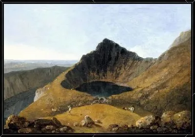Картина Озеро в горах (Lake in the mountains)