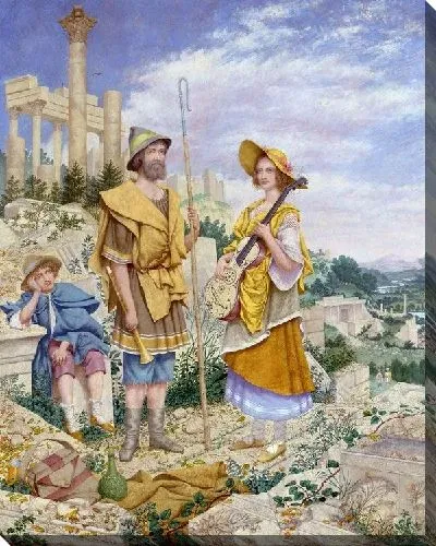 Картина Странствующие музыканты (Wandering Musicians)