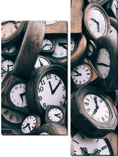 Модульная картина Гора часов