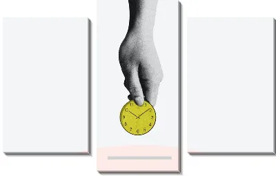 Модульная картина Время - деньги