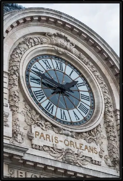 Картина Часы на здании №5