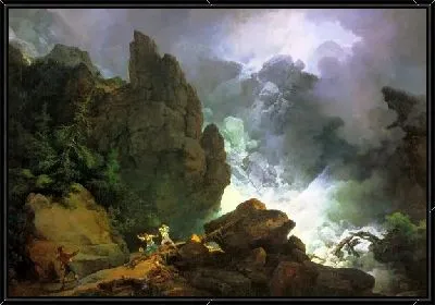 Лавина в Альпах (An Avalanche in the Alps)