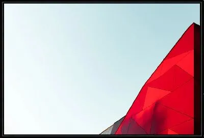 Картина Красный фасад