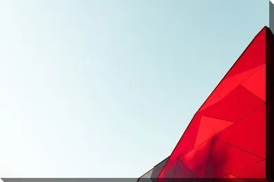 Постер Красный фасад