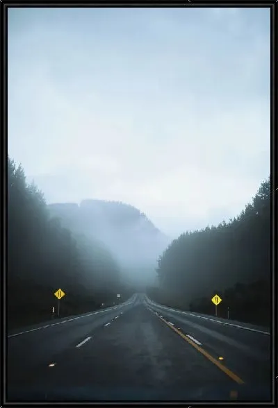 Картина Туман и трасса