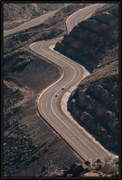 Картина Трасса в горах