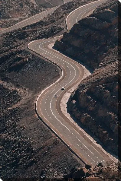 Постер Трасса в горах