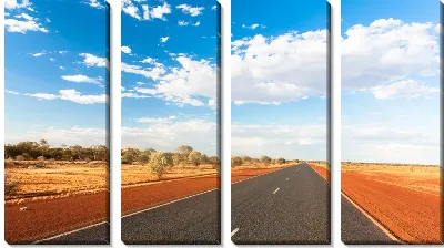 Трасса в степи