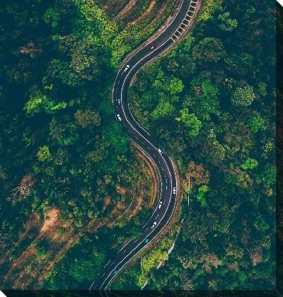 Постер Трасса - вид сверху