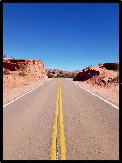 Картина Трасса в долине каньонов №4