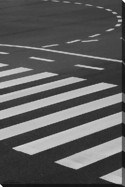 Постер Пешеходная зебра