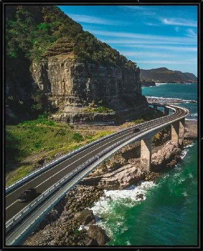 Картина Трасса на эстакаде