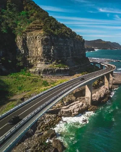 Плакат Трасса на эстакаде