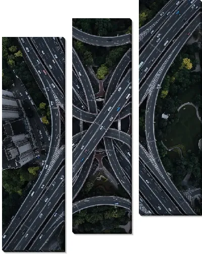 Модульная картина Развязка №10