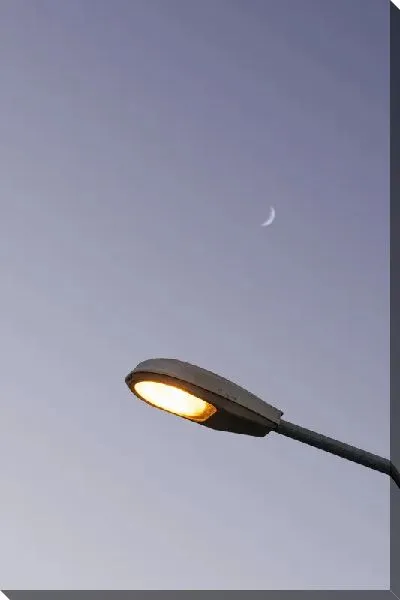 Постер Фонарь и Луна