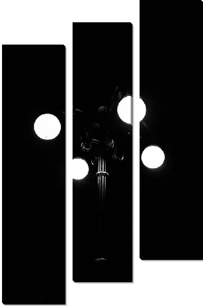 Модульная картина Фонарь с 4 светильниками