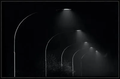 Свет от ночных фонарей