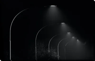 Свет от ночных фонарей