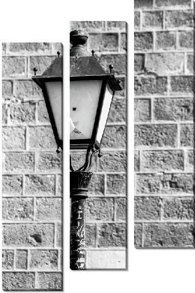 Модульная картина Разбитый фонарь