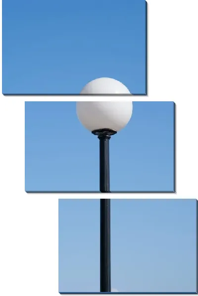 Модульная картина Фонарь с круглым светильником