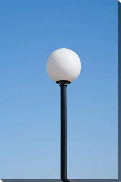 Постер Фонарь с круглым светильником