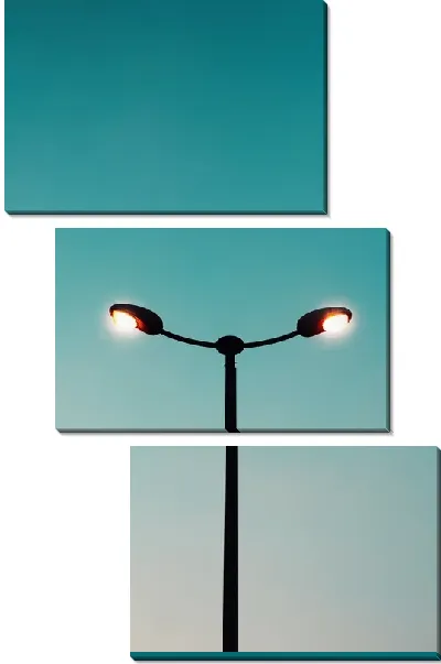 Модульная картина Фонарный столб